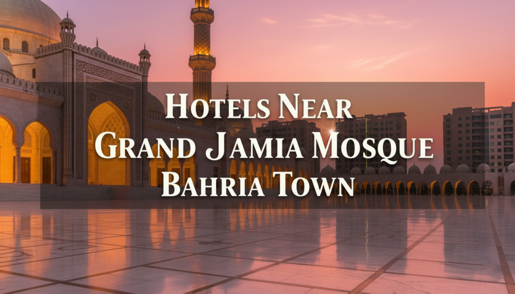 grand jamia mosque bahria town lahore